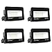 Onforu 4 Pack 35W LED Flood Light, 3000lm Super Bright Security Lights, IP66 Waterproof Outdoor Flood Light, 5000K Daylight White Floodlight for Yard, Garden, Playground, Garages, Rooftop