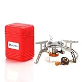 HangNine Summer Boiler Outdoor Camping Stainless Steel Stove Picnic Grill Portable Gas Stove Windproof Stove Split