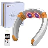 Auxoliev FSA Eligible Neck Massager with Heat for Pain Relief,Wearable Deep Tissue Trigger Point Massager with 9 Modes 50 Levels,Cordless for Home Travel Use