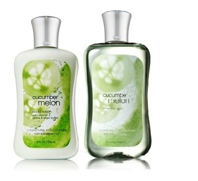Bath & Body Works Signature Collection Cucumber Melon Gift Set ~ Shower Gel & Body Lotion. Lot of 2