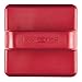 Rachael Ray Tools and Gadgets Stainless Steel Box Grater for Vegetables, Chocolate, Hard Cheeses, and more, Red(9.43 x 8.84 x 8.06 inches)