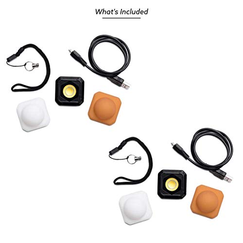 Lume Cube AIR - Two Pack - Magnetic LED Light for Photo, Video, and Content Creation, Waterproof On-Camera LED for Sony, Canon, Nikon, Panasonic, Fuji, Smartphone, GoPro...