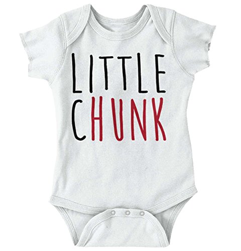 Little Chunk Hunk Funny Cute Good Looking Infant Humor Baby Onesie Bodysuit