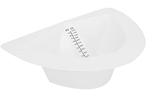 SENECESLI 1200ml 40oz Graduated Specimen Collector Pan, Toilet Nursing Hat for Healthcare & Home Use, Women Toilet Stool Samp