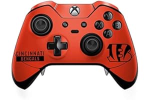 Skinit Decal Gaming Skin Compatible with Xbox One Elite Controller - Officially Licensed NFL Cincinnati Bengals Orange Performance Series Design