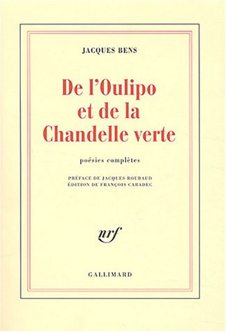 De l'Oulipo et de la Chandelle verte