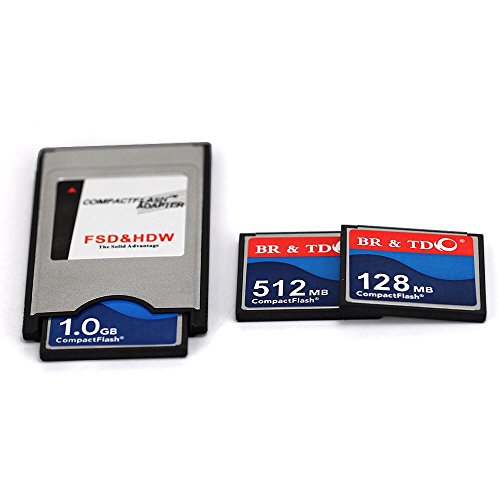 JUZHUO Pcmcia To Compact Flash Adapter, CF Flash Card Reader For Laptop, Converter As PC Card Flash Disk ATA Memory