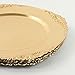 Koyal Wholesale Vintage Charger Plate, Gold (Pack of 4)