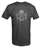 Stealth - Skull Crossbones Tires & Axles Jeep Cherokee XJ T shirt - Large