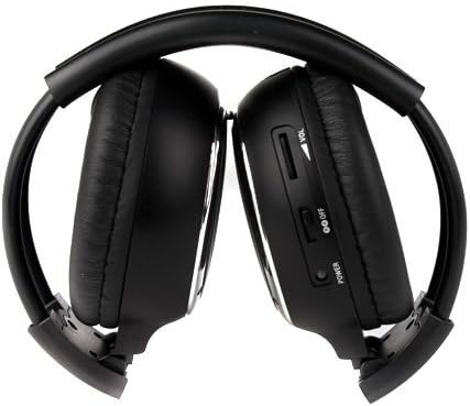 Hohe Qualit?t! IR Universal-Infrarot-Wireless-Universeller faltbarer Kopfh?rer f篓鹿r In-Car DVD-Player-Kopfst篓鹿tze Kopf Phone Set Video Audio Listening Car Headset 1pcs 1 Packung