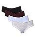 CharmLeaks Womens Briefs Panties Bikini Panties Hipster Briefs Cotton Underwear Pack of 4