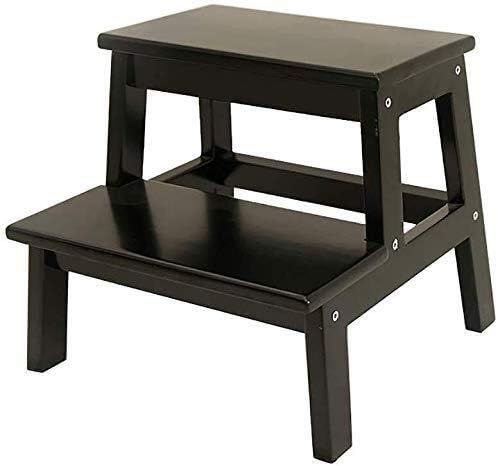 Praktischer Leiterhocker Tritthocker 2-lagiger Holzküchen