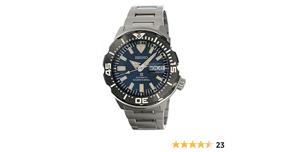 SEIKO Prospex Monster Diver's 200M Automatic Blue Dial Watch SRPD25K1 :  Amazon.com.au: Clothing, Shoes \u0026 Accessories