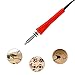 Wood Burning Pen Kit Sunsbell Electric Wood Burning Pyrography Kit - 37pcs Soldering Chiseled Tips Hot Blade Tweezer