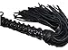 40 Premium Quality Genuine Leather Tails, Horse Whip with Long Handle Wrapped in Leather, Chain Designed Grip with 2 Turkhead Knots