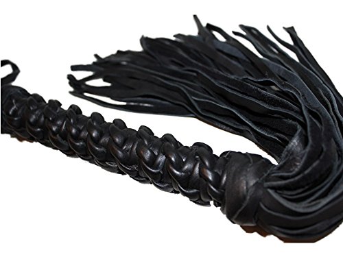 image for Prairie Horse Supply Premium Quality Flogger, Whip, 40 Genuine Leather