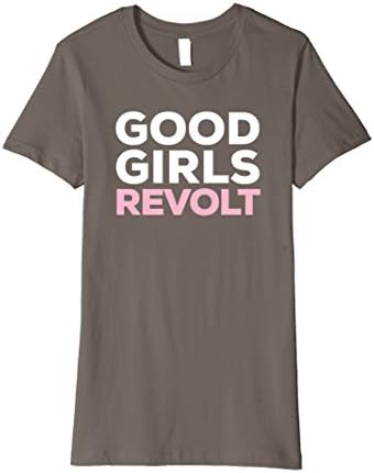 Women's Good Girls Revolt Feminist T-Shirt XL Asphalt