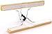 Utopia Home Non-Slip Wooden Hanger - Slack Hanger - Wood Skirt Hangers - Pack of 12 - Natural Finish
