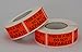10 Rolls/5000 Labels,This is a Set Do Not Separate,Fluorescent Red Packing Labels(1