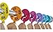 discount sizing Set of Colored Clothing Round Rack Size Dividers (XXS - 3XL) Various Quantities Available (40)