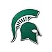 FANMATS 60540 Michigan State Spartans Heavy Duty Aluminum Embossed Color Emblem, Auto Emblem Decal