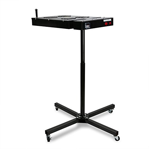 Mophorn Flash Dryer 16 x 16 Inch Flash Dryer for Screen Printing 1700W Adjustable Stand T-Shirt Curing Screen Printing Flash Dryer with Temperature Display(16x16 Inch with Temperature Display)