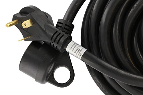 Dumble 30 AMP RV Power Cord w/Female Receptacle - 25' Foot (7.6m) Long Reach - 30A Power Cable Camper Power Extension