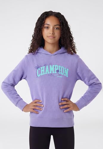 Champion Girls-Graphic Hoodie Sudadera con Capucha para Niñas