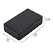Uspeedy 10 Pieces Plastic Electronic Project Case Junction Box Waterproof Instrument Case,100 x 60 x 25 mm, Black