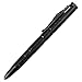 Weareal Tactical Pen for Military Gear Police SWAT EDC Black Ballpoint Pen with Glass Breaker Multifunctional Survival Tool (Black)