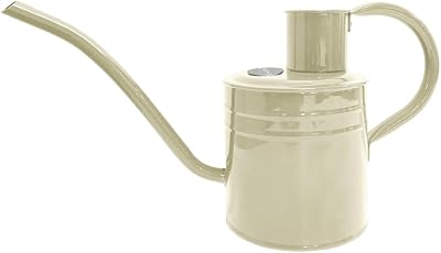 Kent & Stowe 1L Indoor Watering Can Vintage Cream Galvanised Steel