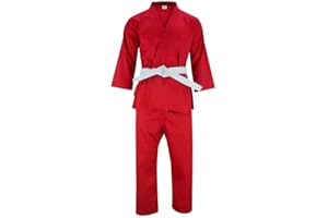 JAGUAR PRO GEAR Regular Lightweight Karate Gi Uniforms With Belt Kids Adults Unisex - Belt Incdlued