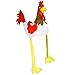 Velvet Plush Rooster and Chicken Bird Animal Hats Cap Adult Child Costume Set