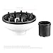 Ptatoms Universal Hair Diffuser Adaptable for Hair Dryer with D-1.7-Inch to 2.1-Inch for Curly and Natural Hair Quick-Drying Hair