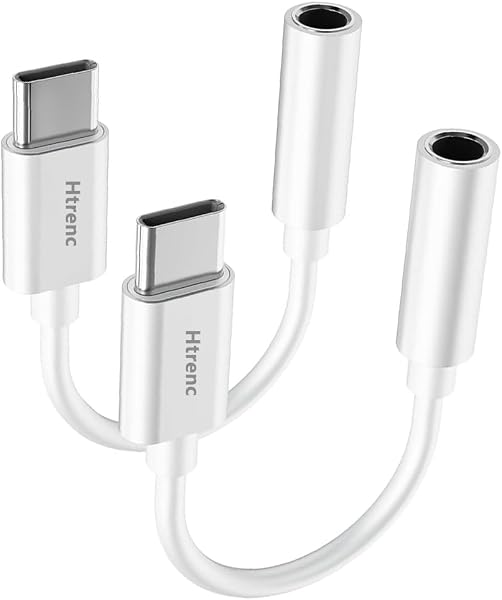 USB C to 3.5mm Headphone Jack Adapter for iPhone17/ iPhone 16/16 Pro/15/15 Pro/Pro Max/Plus, Type C Aux Audio Dongle Cable Co