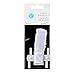 Darice, White Victoria Lynn Satin Covered Wrist Kaber Clip