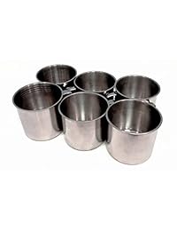 Tazas de acero inoxidable irrompibles para café, a