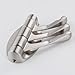 Swivel Robe Hook Foldable Coat Holder with Heavy Duty Folding Multi Three Triple Swing Arm Towel Rack Clothes Hanger for Bathroom Kitchen Garage Wall Mount Solid Metal Brushed Nickel
