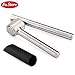 Fu Store Stainless Steel Garlic Press with a Peeler- Mince and Crush Cloves Ginger Epicurean Mincer Chopper Crusher Slicer Grater