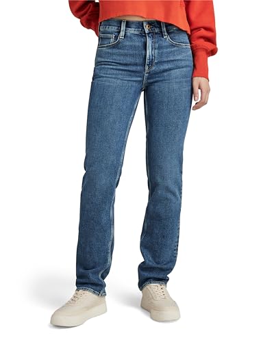 Femme Jean Strace Straight, Bleu (antique faded orinoco blue D23951-C052-G118), 25W / 28L