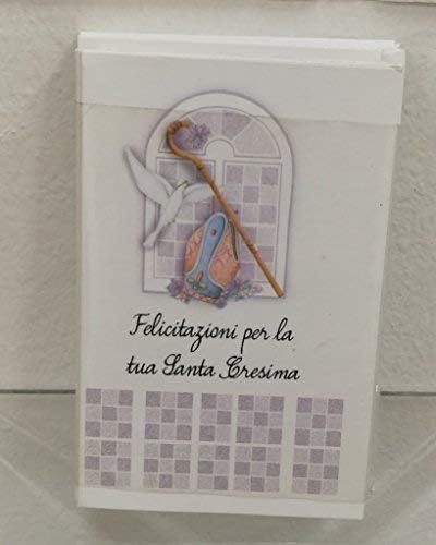 Marpimar Mini Biglietto Auguri Felicitazioni Per La Tua Santa Cresima Amazon It Casa E Cucina