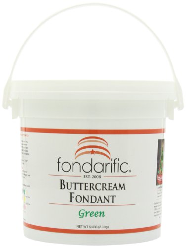 Fondarific buttercream green fondant, 5-pounds
