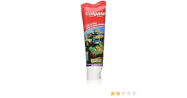 Amazon.com: Colgate Kids Teenage Mutant Ninja Turtles Toothpaste - 4.6 oz - Mild Bubble Fruit: Beauty