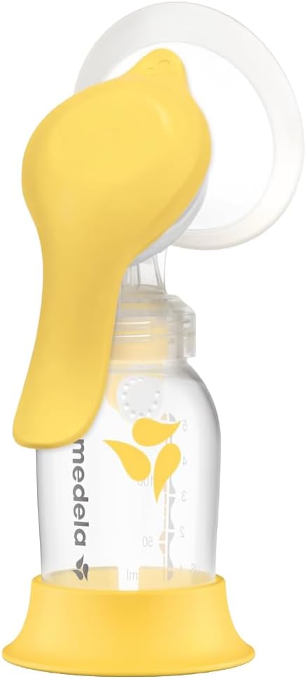 Medela Harmony Manual Breast Pump, On-the-Go, More Milk Output | Soft-Rim Comfort Shield, 2-Phase Expression, Lightweight & P