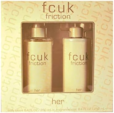 FCUK Friction Her Gift Set 250ml Body Lotion & 250ml Fragrance Mist
