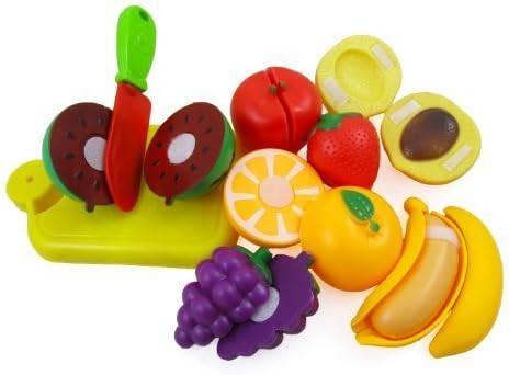 Happy Cooking Cutting Fruits Cooking Playset for Kids with Cutting Board by Happy Cooking