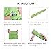 MOON LENCE Sleeping Pad for Camping Backpacking Ultralight Compact Air Pad Inflatable Lightweight Sleeping Mat Portable Outdoor Hiking Mattress(Green*1)