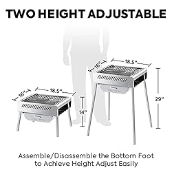 ICECO HG72S Portable Charcoal Grill and