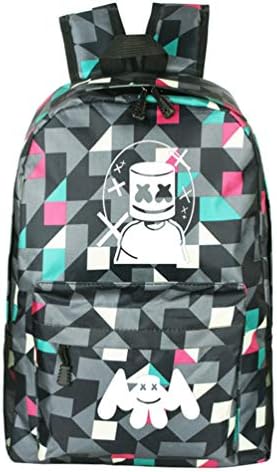WYCY Student Backpack School Bag Unisex Waterproof School Book Bag Printing Trend Rucksack for Girls and Boys (Pink Plaid)