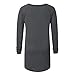 Moilant Women Plus Size Loose T Shirt Long Sleeve Casual Tops Blouse Tunics Graythumb 3